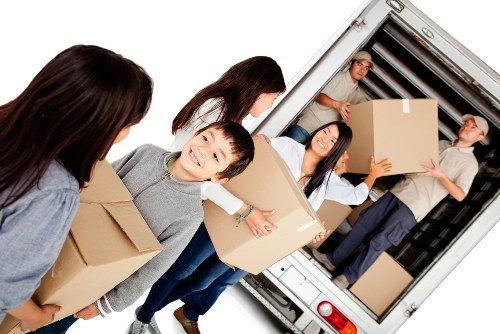 Removal team helping with a house move in Hammersmith
