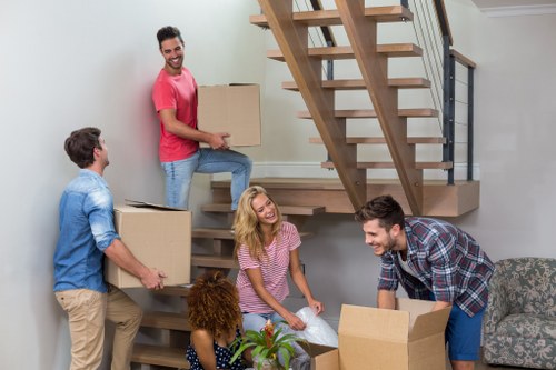 Local removals team handling furniture transport in Hammersmith