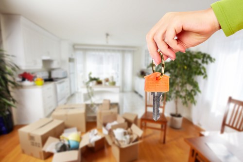 Removal team supporting a local move in Hammersmith