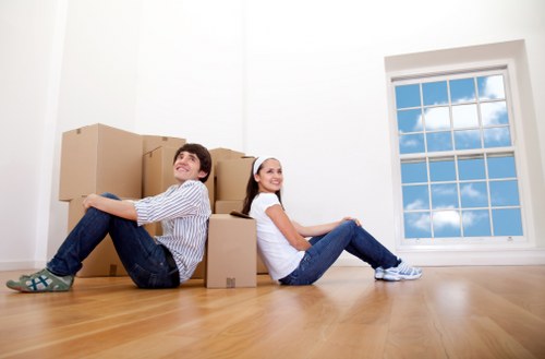 Removal team handling a Hammersmith flat move with parking and access considerations