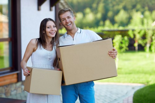 Van-and-helper service collecting bulky items in West London