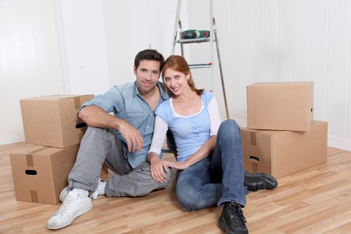 Careful transport of boxes and home furnishings during a Hammersmith move