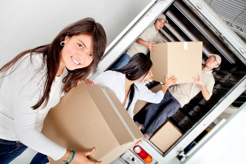 Team completing a professional and safe removals operation