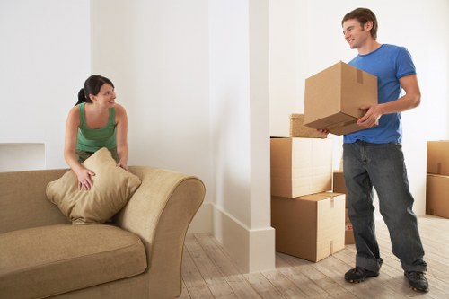 Commercial moving team supporting an office relocation in Hammersmith